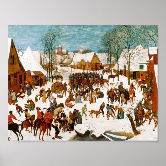Pieter Bruegel the Elder-Massacre of the Innocents ポスター (正面)