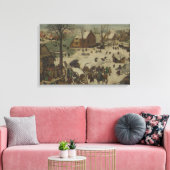 Pieter Bruegel the Elder - Numbering at Bethlehem キャンバスプリント (インサイチュ (リビング))