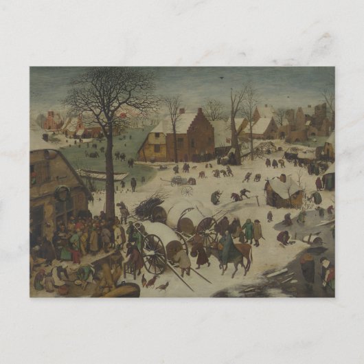 Pieter Bruegel the Elder - Numbering at Bethlehem ポストカード (正面)