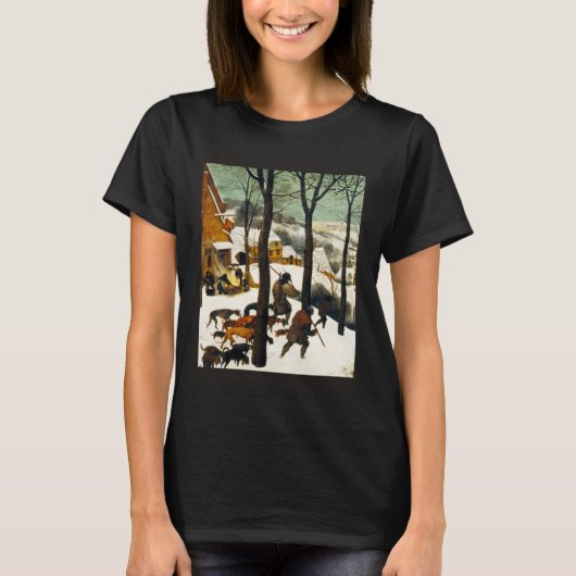 Pieter Bruegel The Elder The Hunters in the Snow Tシャツ (正面)