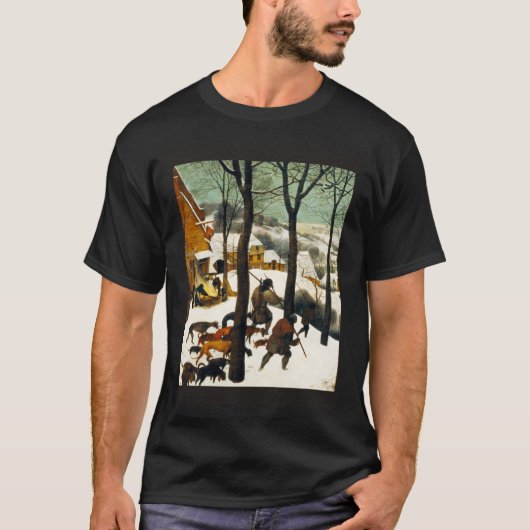 Pieter Bruegel The Elder The Hunters in the Snow Tシャツ (正面)
