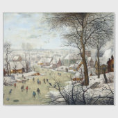 Pieter Brueghelより若い冬の景色 ラッピングペーパー (フラット)