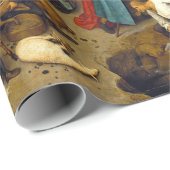 Pieter Brueghel Netherlandishの諺 ラッピングペーパー (ロールコーナー)