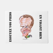 piétinez macron ドアマット (正面)