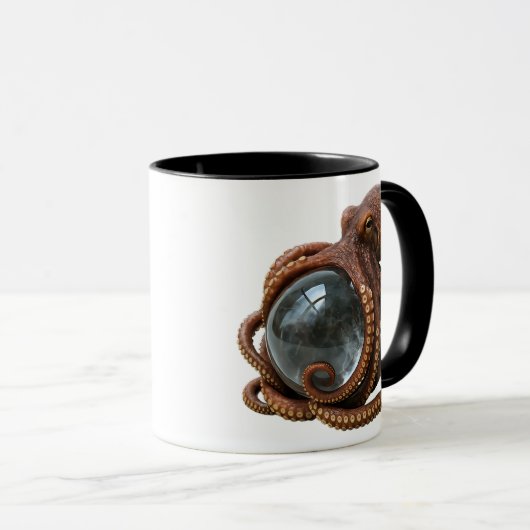 Pieuvre géante et proie マグカップ (正面右)