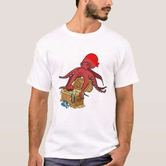 Pieuvre Pirate louphoque Tシャツ