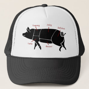 Pigおもしろい Butcher図 キャップ
