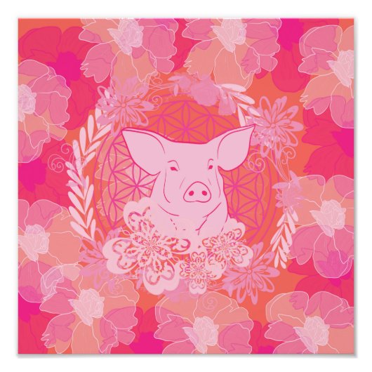 PiGの花 フォトプリント (正面)