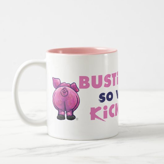 Pigギフト&アクセサリー ツートーンマグカップ (左)