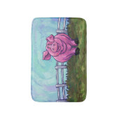 Pigギフト&アクセサリー バスマット (正面縦)