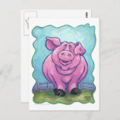 Pigギフト&アクセサリー ポストカード (正面/裏面)