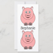 Pigデザインブックマーク (裏面)