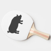 Pigファームシルエット-背景色を選択 卓球ラケット (横)