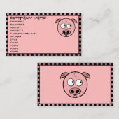 Pig名刺 名刺 (正面/裏面)