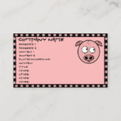 Pig名刺 名刺 (正面)