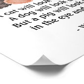 PIG引用文バイウィンストンチャーチル ポスター (角)