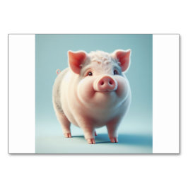 Pig (豚 / ぶた) – フラッ日本のシュカード テーブルナンバー