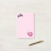 Pig and Bee Friends ポストイット (デスク上)