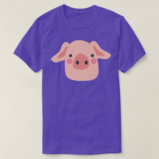 Pig Animal Cute Premium4391  Tシャツ (デザイン正面)