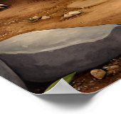  Pig Art – Mother & Piglets ポスター (角)