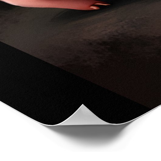 Pig Artwork – Mother Pig & Piglets ポスター (角)