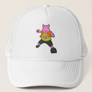 Pig atハンドボール選手とハンドボール キャップ