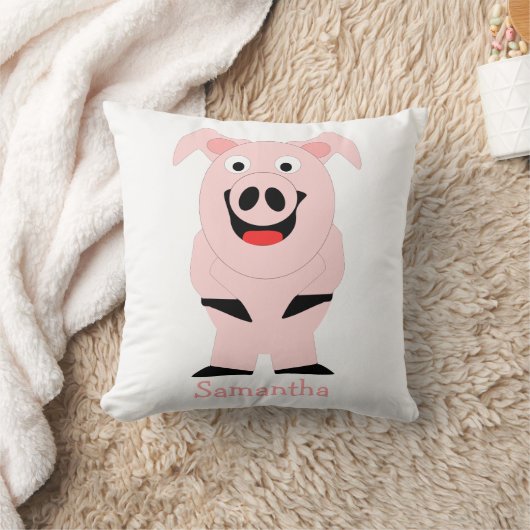 Pig Design Personalised クッション (ブランケット)