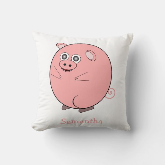 Pig Design Personalised クッション (正面)