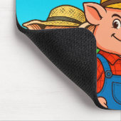 Pig Farming Committee Pax Baculum Mouse Pad マウスパッド (コーナー)