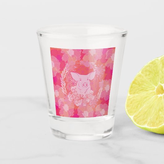 PiG Flower of life ショットグラス (正面)