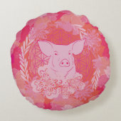 PiG Flower of life ラウンドクッション (裏面)