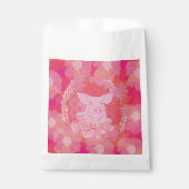 pig,flower of life, blue, mandala,zen,chakra,patt フェイバーバッグ (正面)