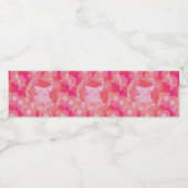 pig,flower of life, blue, mandala,zen,chakra,patt ペットボトルラベル (シングルラベル)