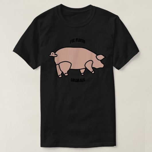 Pig Floyd Battersea Chimney Tシャツ (デザイン正面)