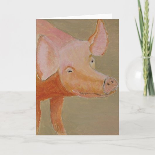 Pig Greetingsカード カード (正面)