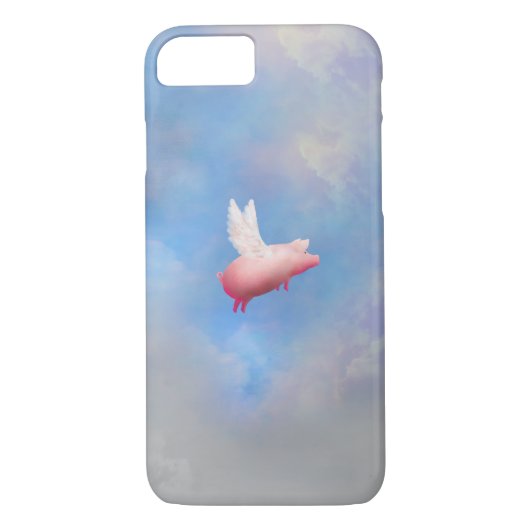 Pig iPhone飛んでいるケース Case-Mate iPhoneケース (裏面)
