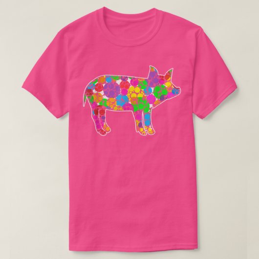 Pig Lover Polka Dot Pattern Dot Day International Tシャツ (デザイン正面)