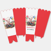 Pig On A Tractor 1st. Birthday Party Favor Box フェイバーボックス (見開き)