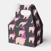 Pig Partying – 動物のパーティー フェイバーボックス (裏面サイド)