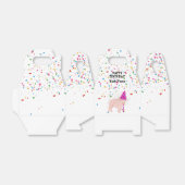 Pig Partying - Animals at Birth Party フェイバーボックス (折り畳みなし)