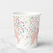 Pig Partying - Animals at Birth Party 紙コップ (右)