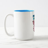 Pig Picture Perfect Design ツートーンマグカップ (左)