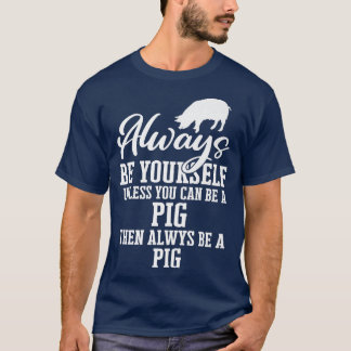 Pig Pigs Farm Animal Premium 4676 Tシャツ