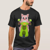 Pig Scooter Tシャツ (正面)