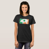 Pig St Patrick's Day Irish Flag C Distressed Tシャツ (正面フル)