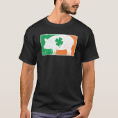 Pig St Patrick's Day Irish Flag C Distressed Tシャツ (正面)