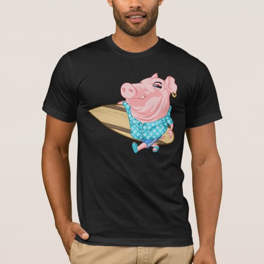 Pig surfer tシャツ (正面)
