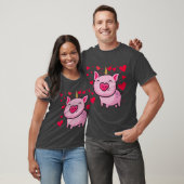 Pigacorn Unicorn Pig Lovers Valentines Tシャツ (ユニセックス)