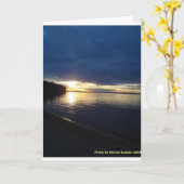 pigeon湖Notecards カード (黄色い花)