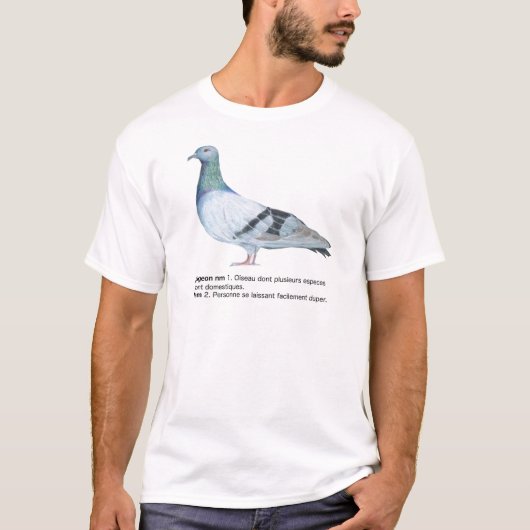 Pigeon by NuancesdePigeon T-shirts Tシャツ (正面)